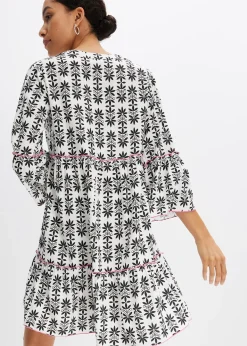 Robe-tunique en viscose fluide