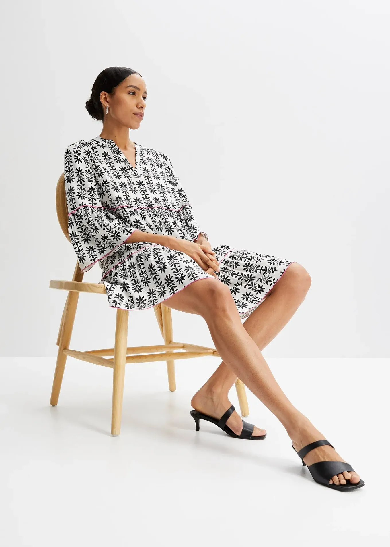 Robe-tunique en viscose fluide