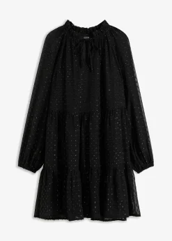 Robe-tunique en voile plumetis irisé