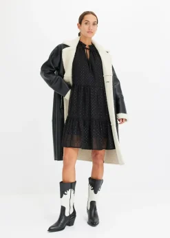 Robe-tunique en voile plumetis irisé