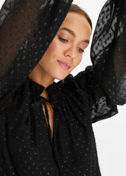 Robe-tunique en voile plumetis irisé