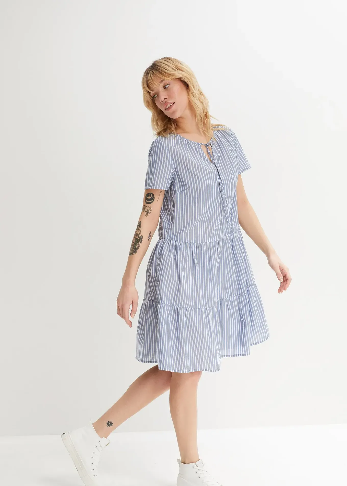 Robe-tunique estivale, 100% coton