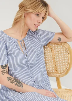 Robe-tunique estivale, 100% coton