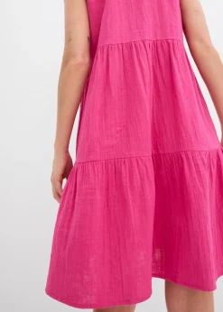 Robe-tunique légère en gaze de coton