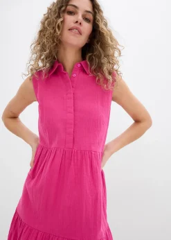 Robe-tunique légère en gaze de coton