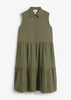 Robe-tunique légère en gaze de coton