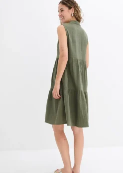 Robe-tunique légère en gaze de coton