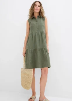 Robe-tunique légère en gaze de coton