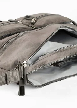 Sac à bandoulière avec poches extérieures