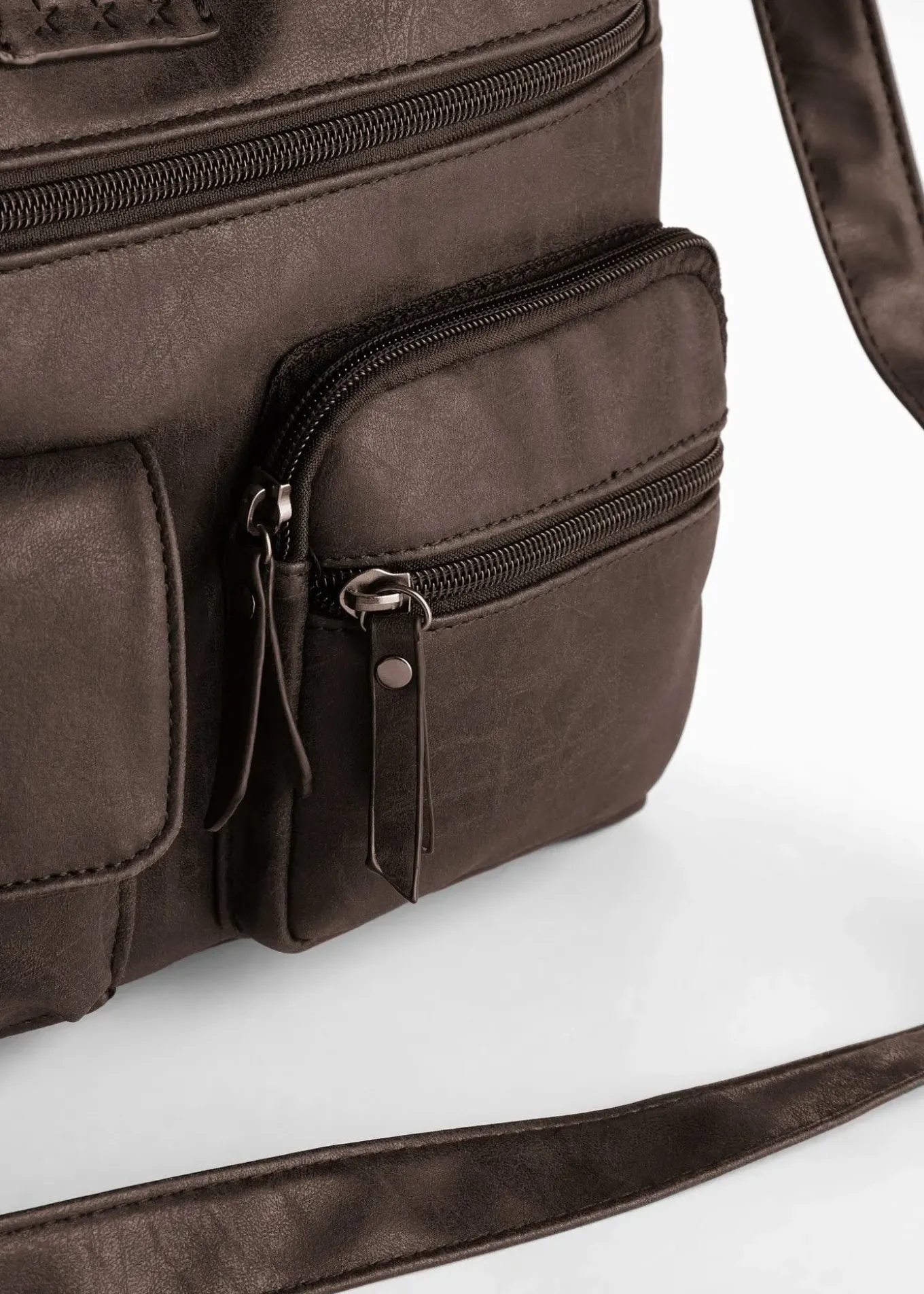 Sac à bandoulière avec poches extérieures