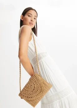 Sac à bandoulière en paille