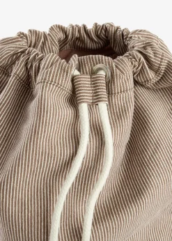 Sac à dos en toile rayée