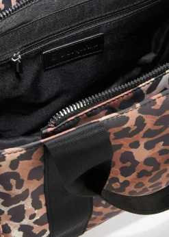 Sac à main avec imprimé léopard