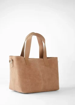 Sac à main en cuir velours