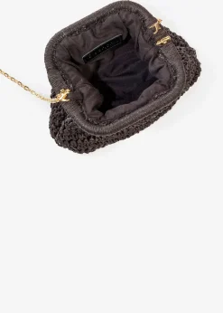 Sac en paille à bandoulière