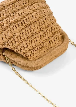 Sac en paille à bandoulière