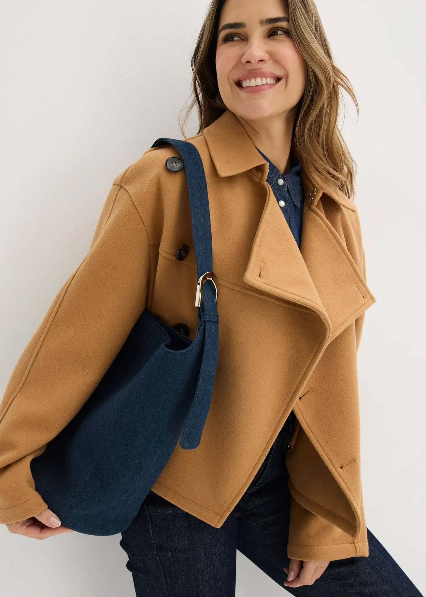 Sac seau avec détail boucle