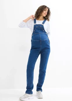 Salopette de grossesse à largeur ajustable, jambes droites