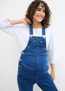 Salopette de grossesse à largeur ajustable, jambes droites