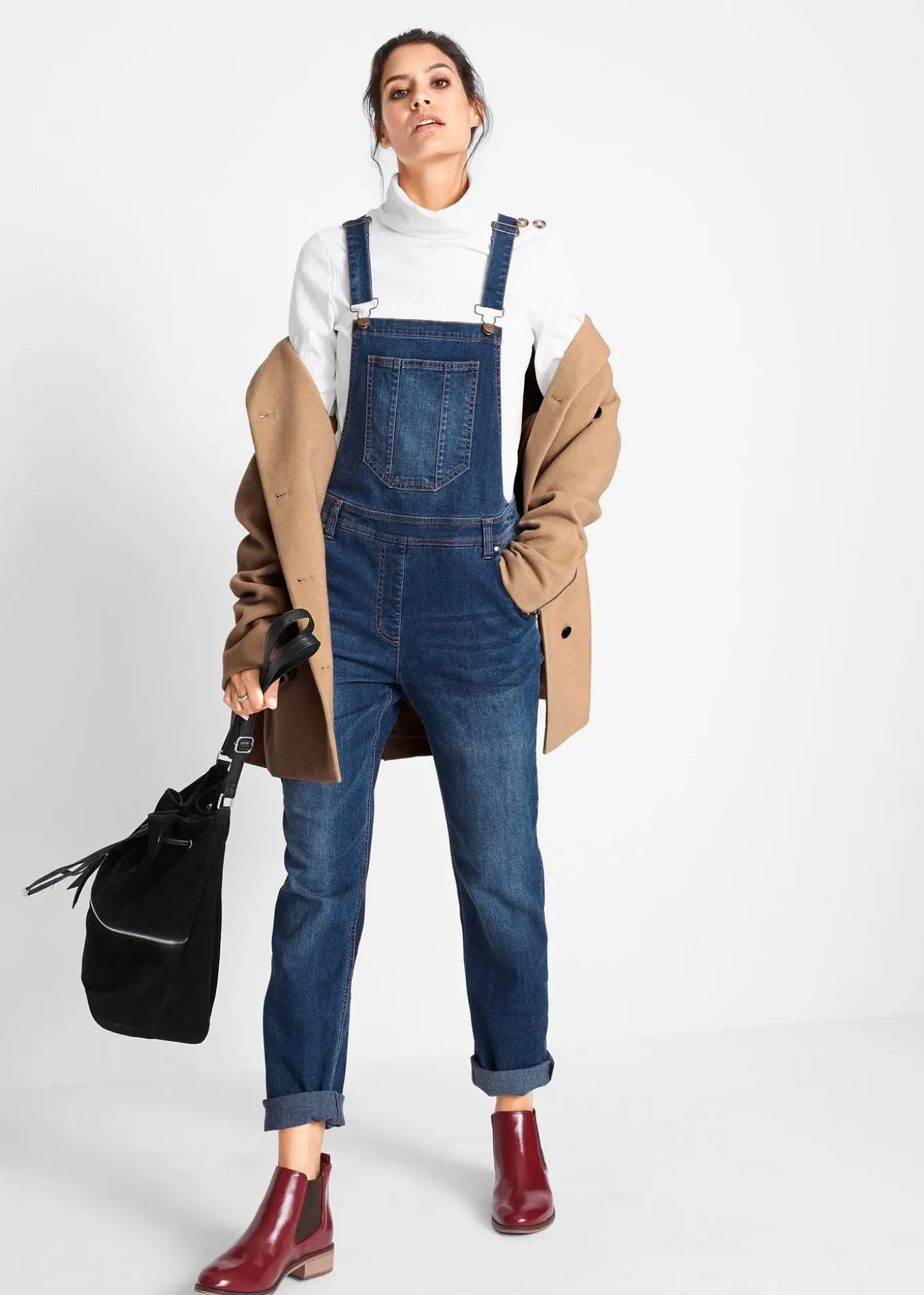 Salopette en jean boyfriend