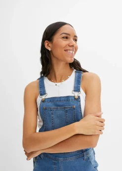 Salopette en jean boyfriend