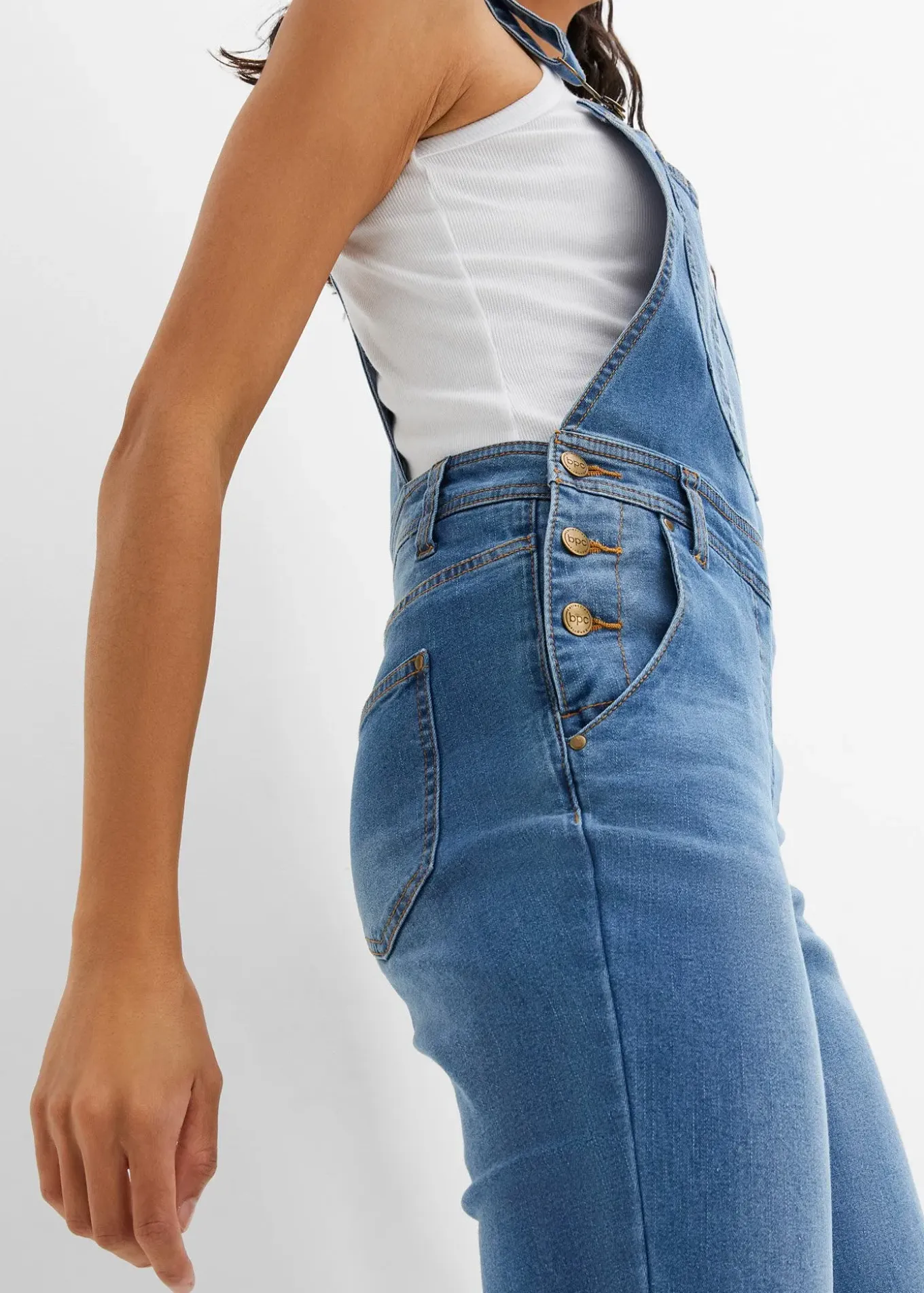 Salopette en jean boyfriend