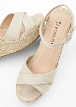 Sandales compensées