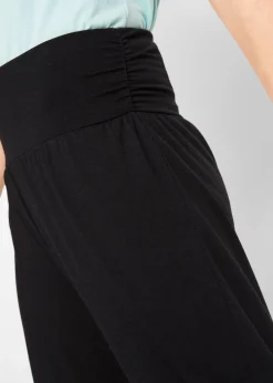 Sarouel avec bande siliconée à la taille