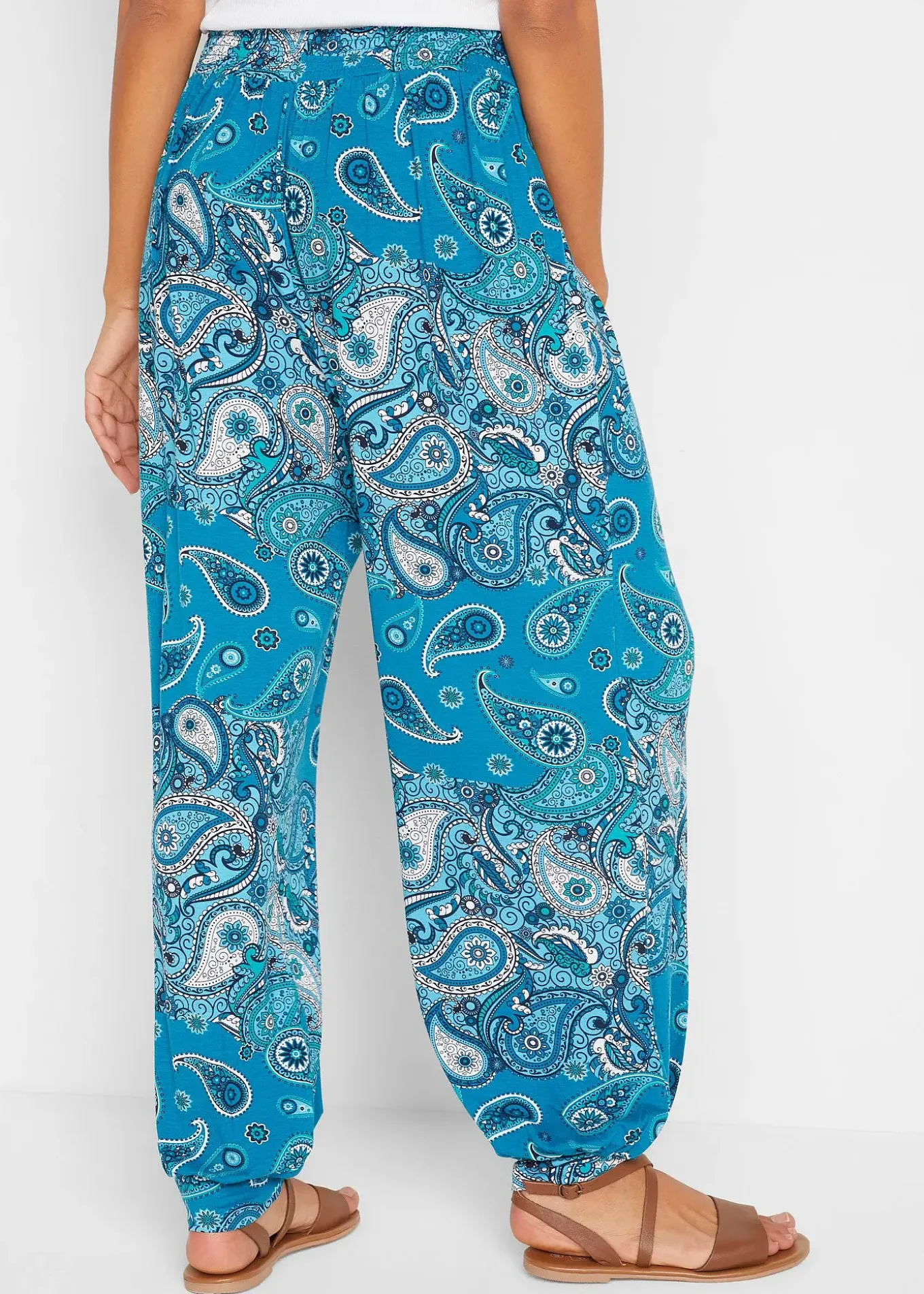 Sarouel fluide en jersey viscose