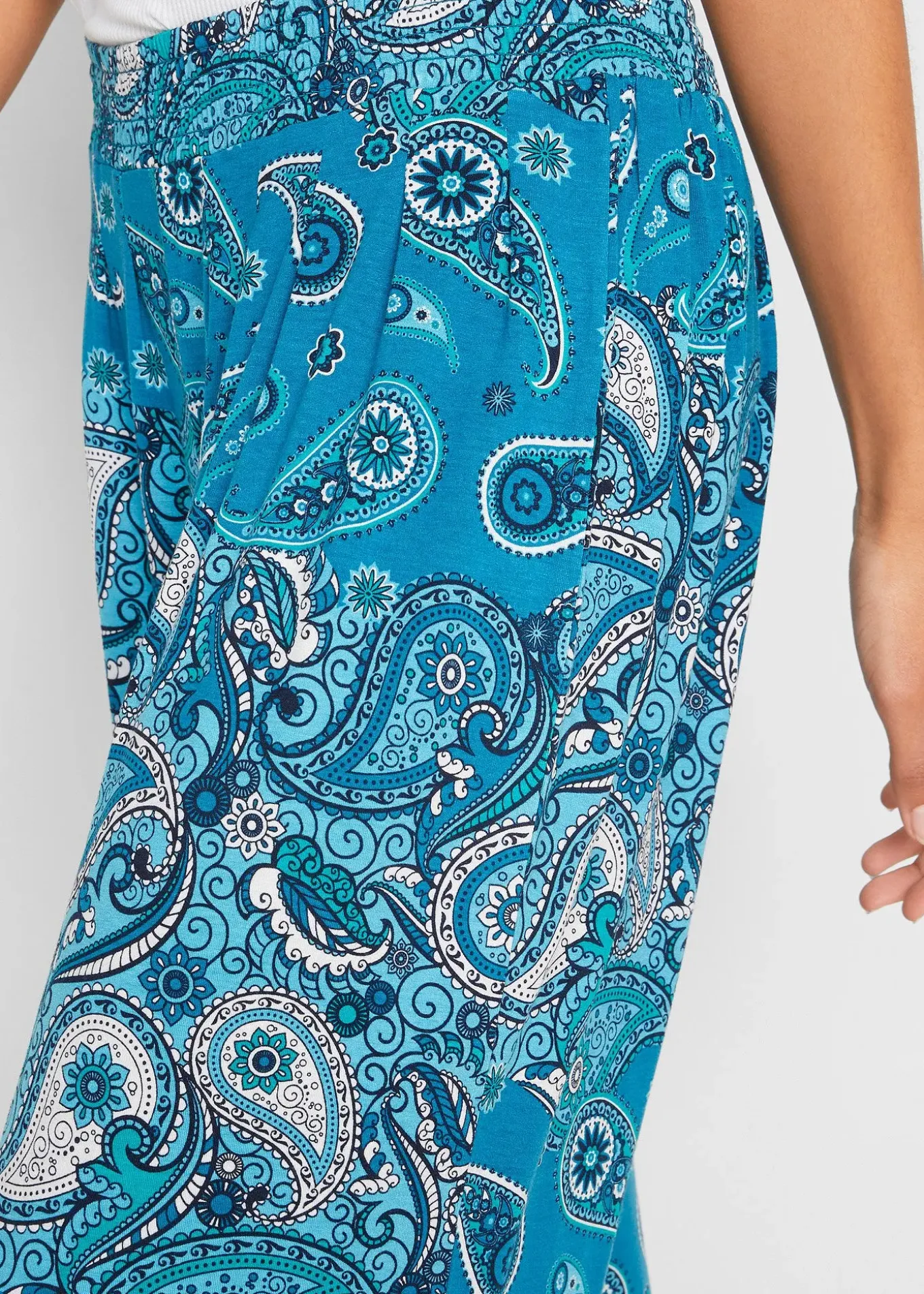 Sarouel fluide en jersey viscose