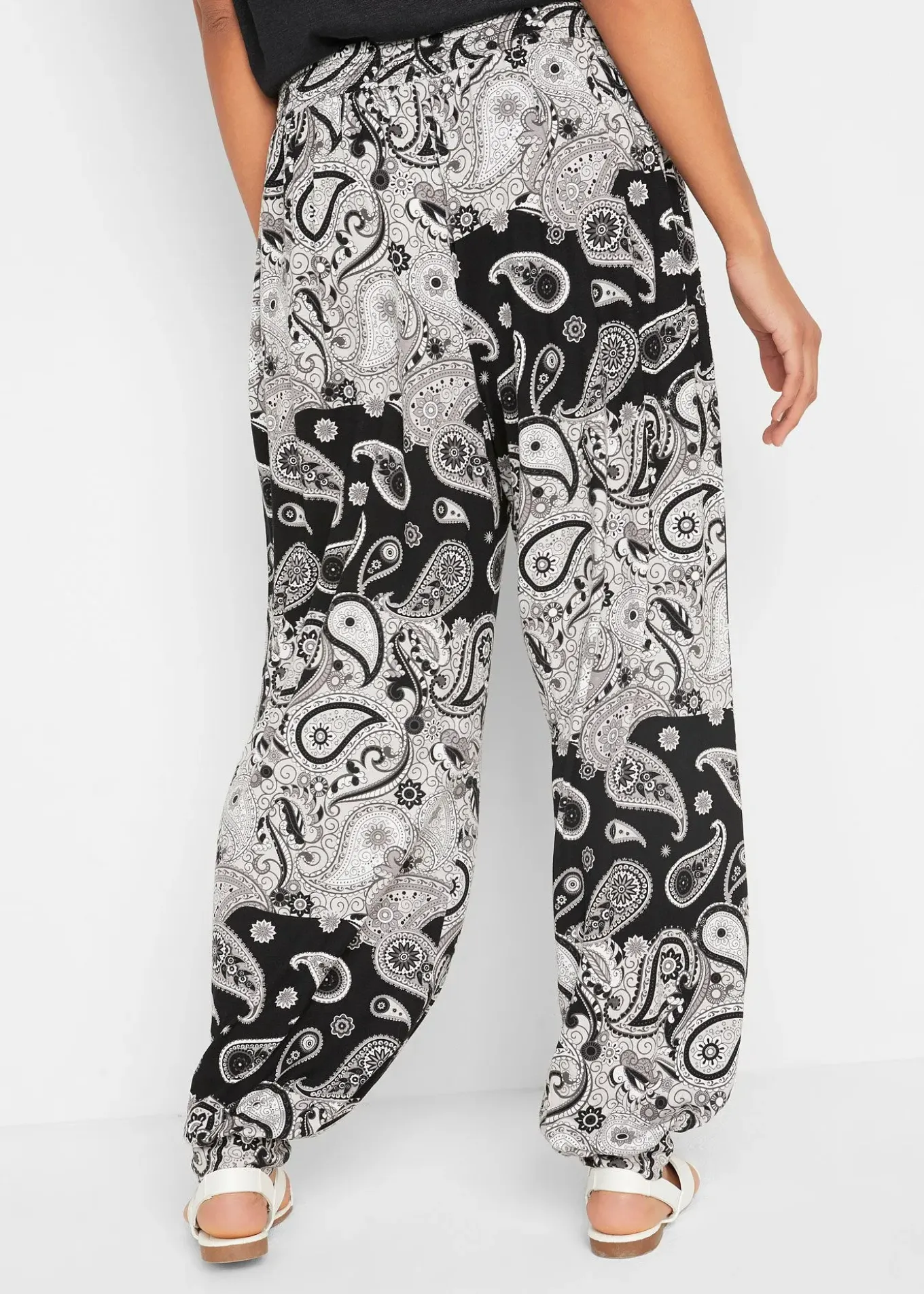 Sarouel fluide en jersey viscose