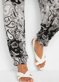 Sarouel fluide en jersey viscose