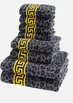 Serviette de toilette à motif léopard