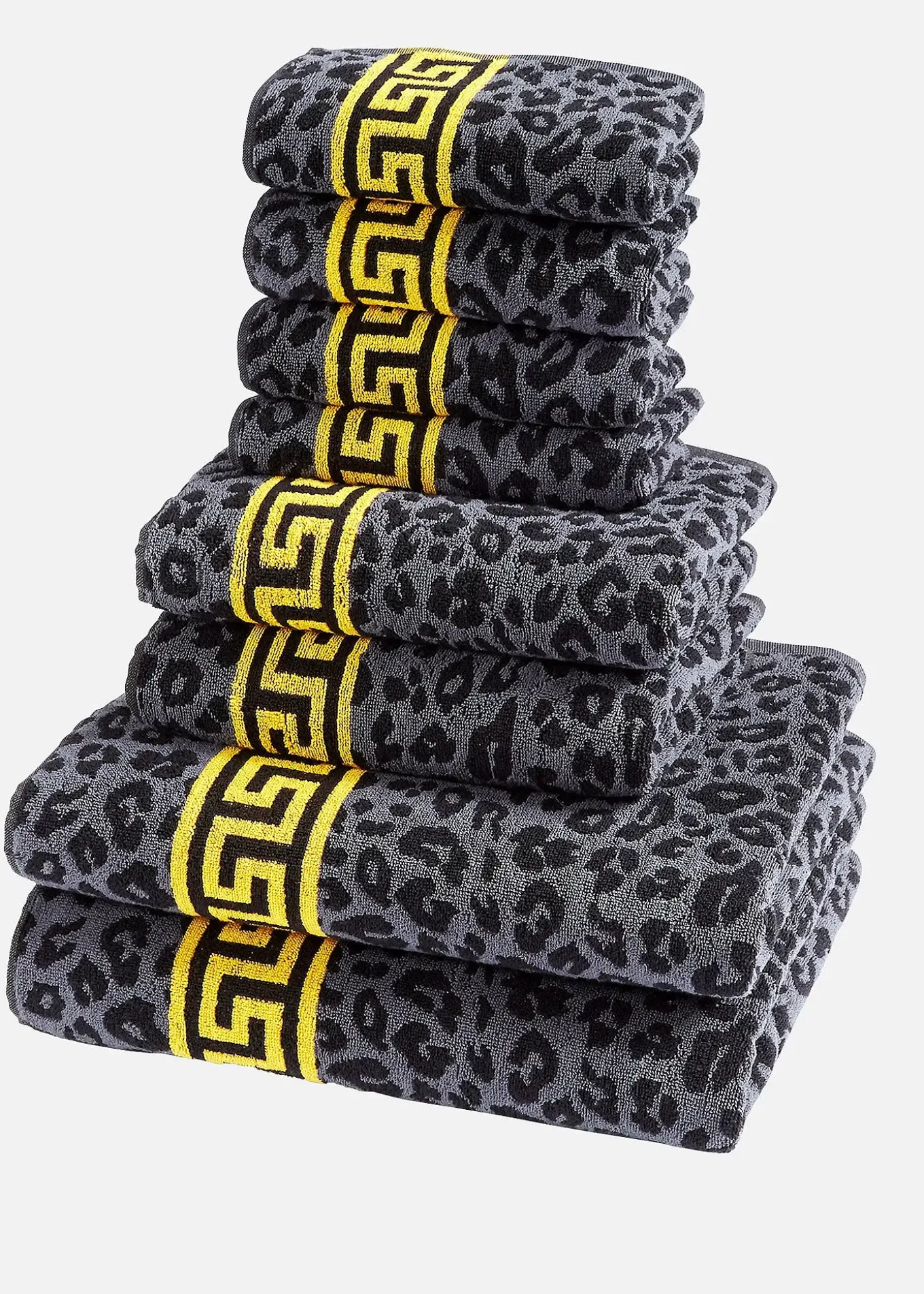 Serviette de toilette à motif léopard