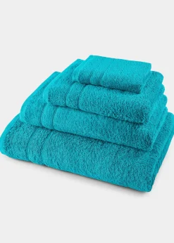 Serviette de toilette en éponge douce pur coton