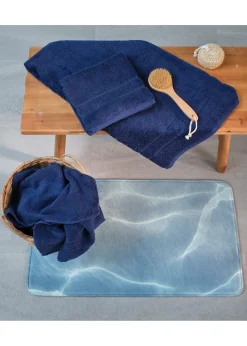 Serviette de toilette en éponge douce pur coton