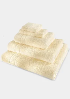 Serviette de toilette en éponge douce pur coton