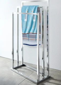 Serviette de toilette pur coton motif mouettes