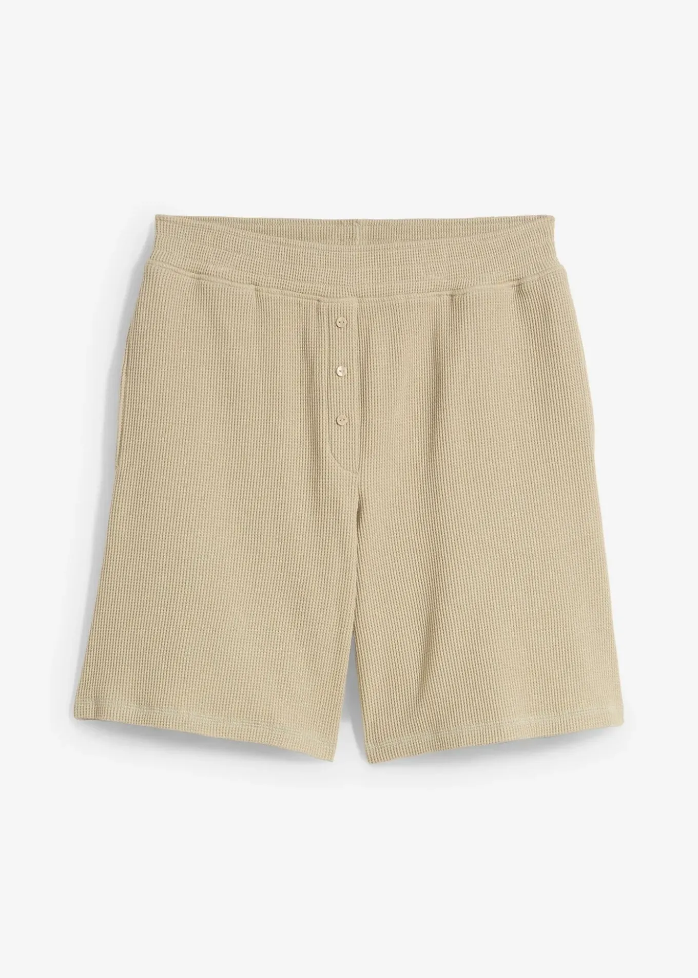 Short 100% coton avec taille élastiquée