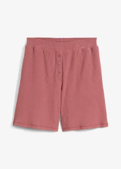Short 100% coton avec taille élastiquée