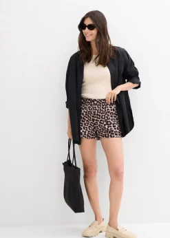 Short à taille élastiquée