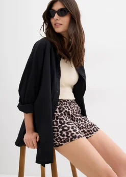 Short à taille élastiquée