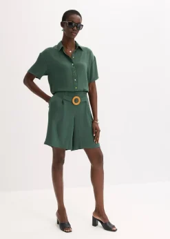 Short à taille élastiquée