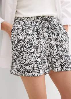 Short à taille élastiquée