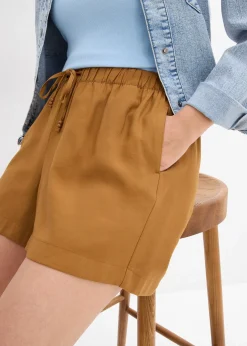 Short à taille élastiquée