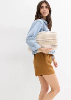 Short à taille élastiquée