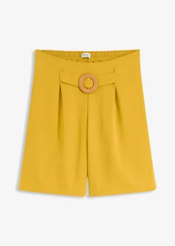 Short à taille élastiquée