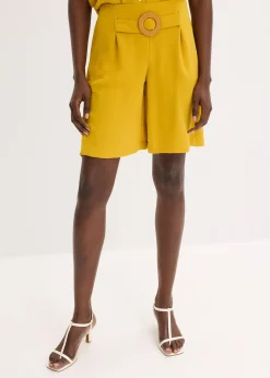 Short à taille élastiquée