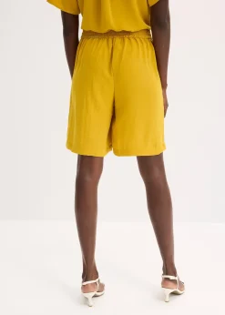 Short à taille élastiquée