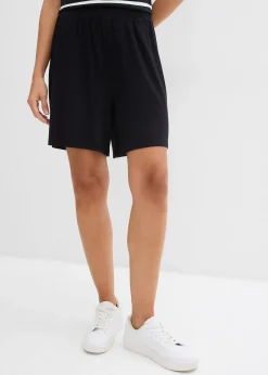 Short à taille élastiquée en viscose douce et extensible